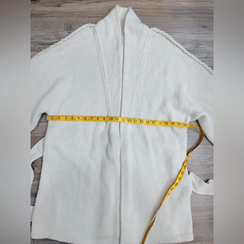 Mara Hoffman Alpaca Merino Wool Blend Kimono Style Robe Sweater Cardigan Large - Picture 7 of 8